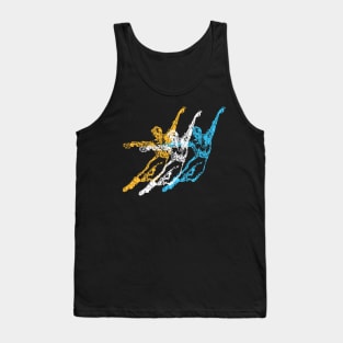 Colorful Trio of Dancers Tank Top